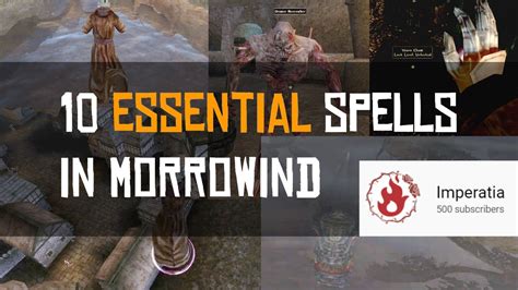 More skills but you never feel truly unique as a character. . Morrowind spells